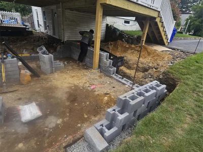 Stone Retaining Wall