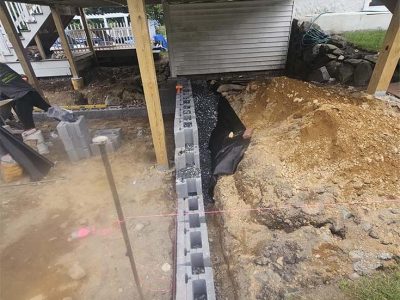 Stone Retaining Wall