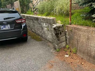 Stone Retaining Wall Repair